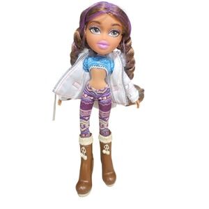 Bratz Wintertime Wonderland Yasmin Doll Purple Highlights Braids MGA 2003